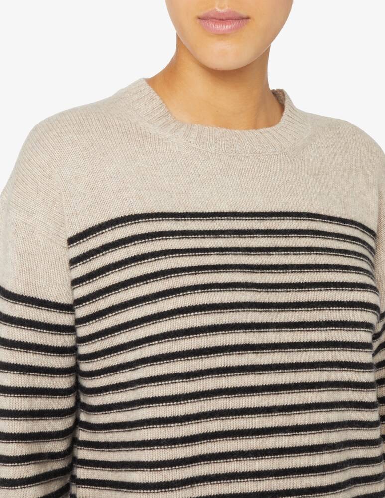 Rinascente Collection Maglione girocollo a riga boxy Consegna Veloce