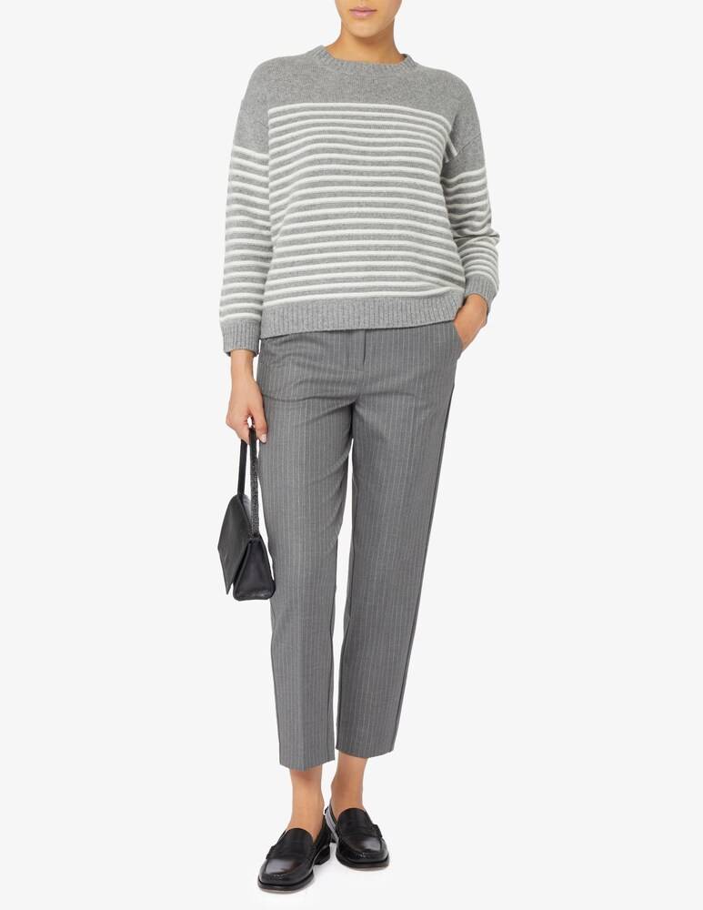Rinascente Collection Maglione girocollo a riga boxy Promozione Limitata
