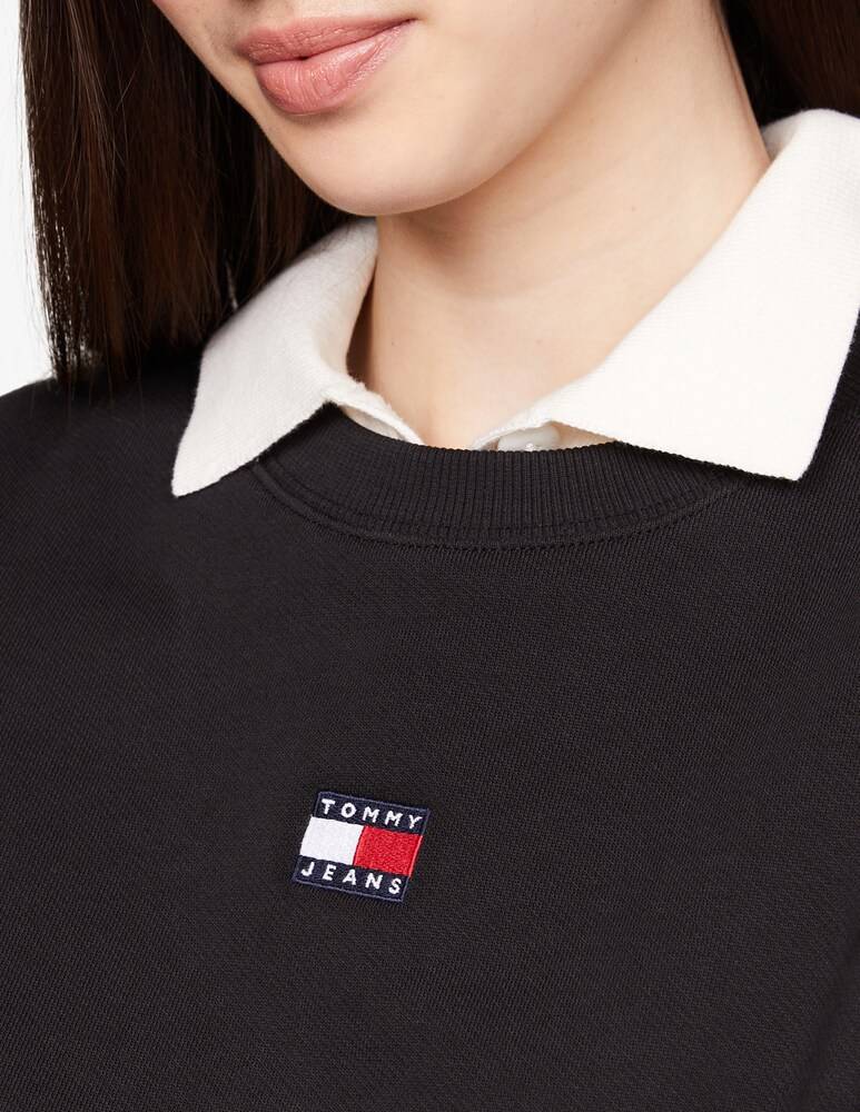 Tommy Jeans Felpa in cotone Offerta