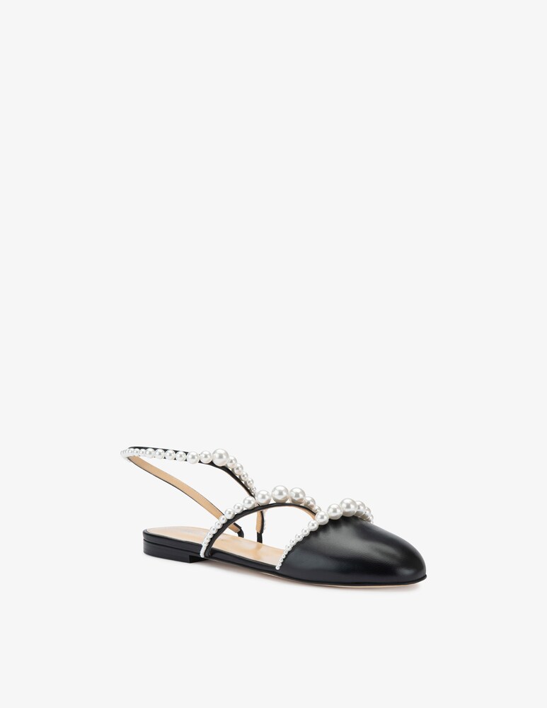 Mach & Mach Ballerine con perle a punta chiusa Sirene Fino Al -60%