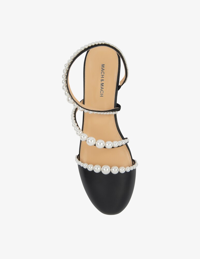 Mach & Mach Ballerine con perle a punta chiusa Sirene Fino Al -60%