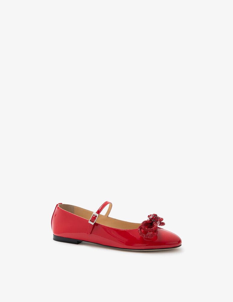 Mach & Mach Ballerine in vernice con doppio fiocco Shopping Online