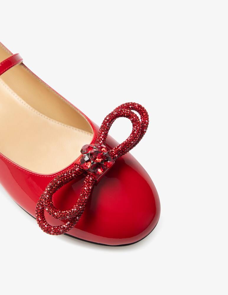 Mach & Mach Ballerine in vernice con doppio fiocco Shopping Online