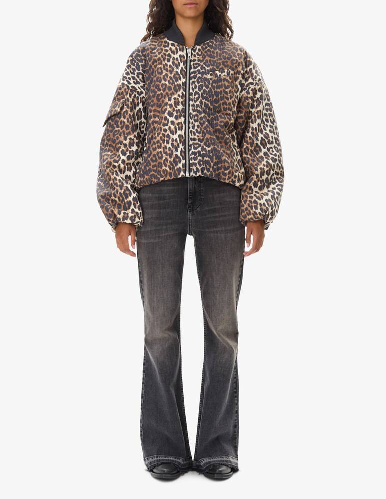 Ganni Giacca bomber leopardata Consegna Veloce