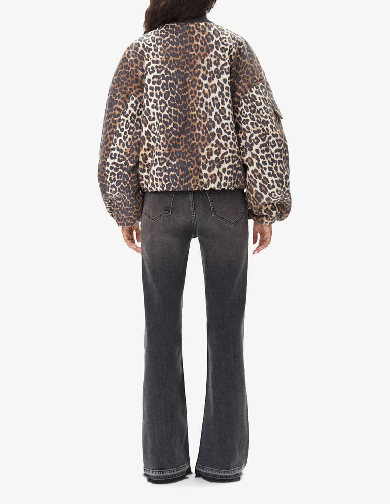 Ganni Giacca bomber leopardata Consegna Veloce