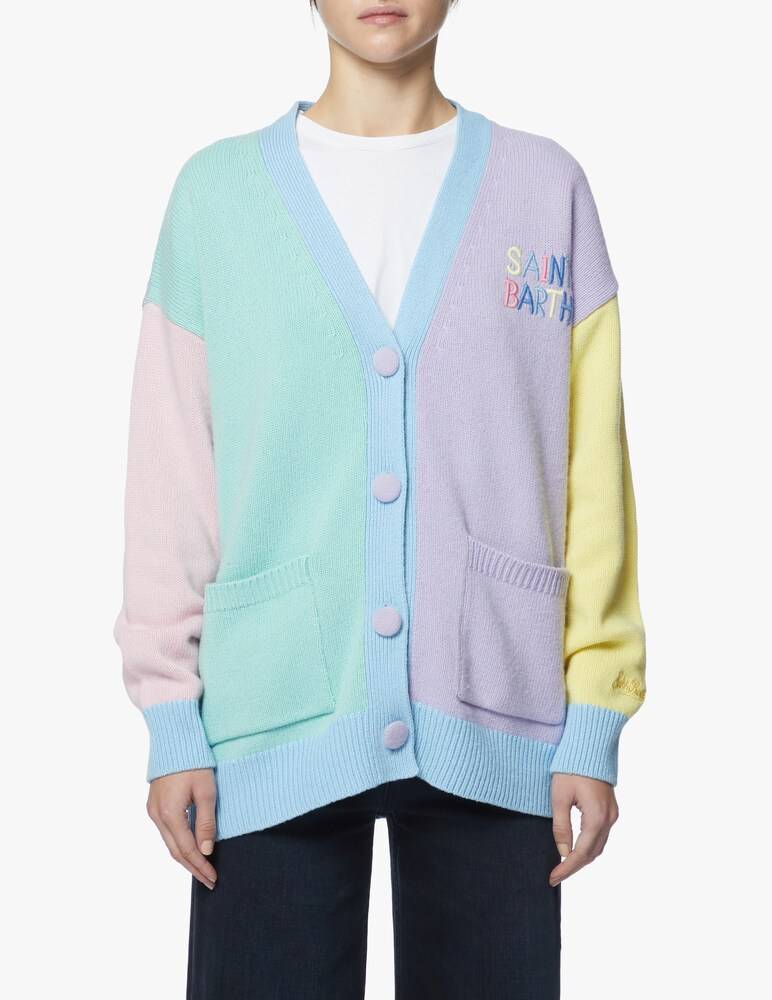 MC2 Saint Barth Cardigan in misto lana Chloe Outlet