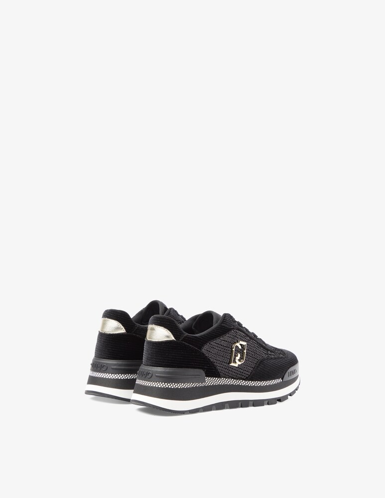 Liu Jo Sneakers Amazing 23 lurex Saldi Di Fabbrica