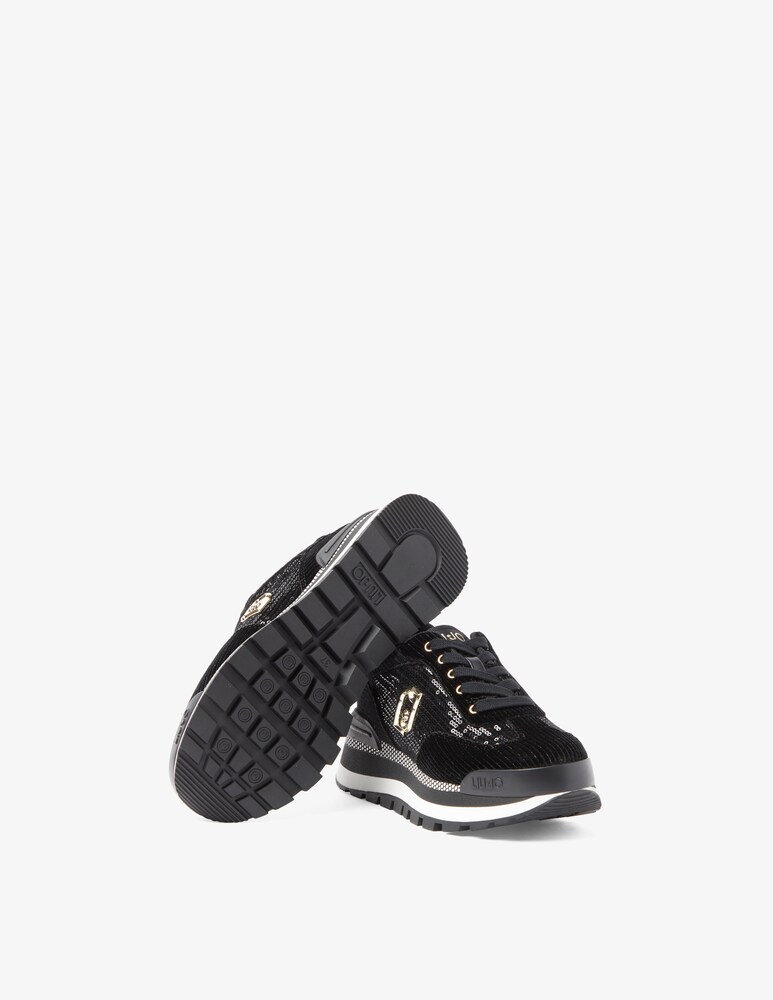 Liu Jo Sneakers Amazing 23 lurex Saldi Di Fabbrica