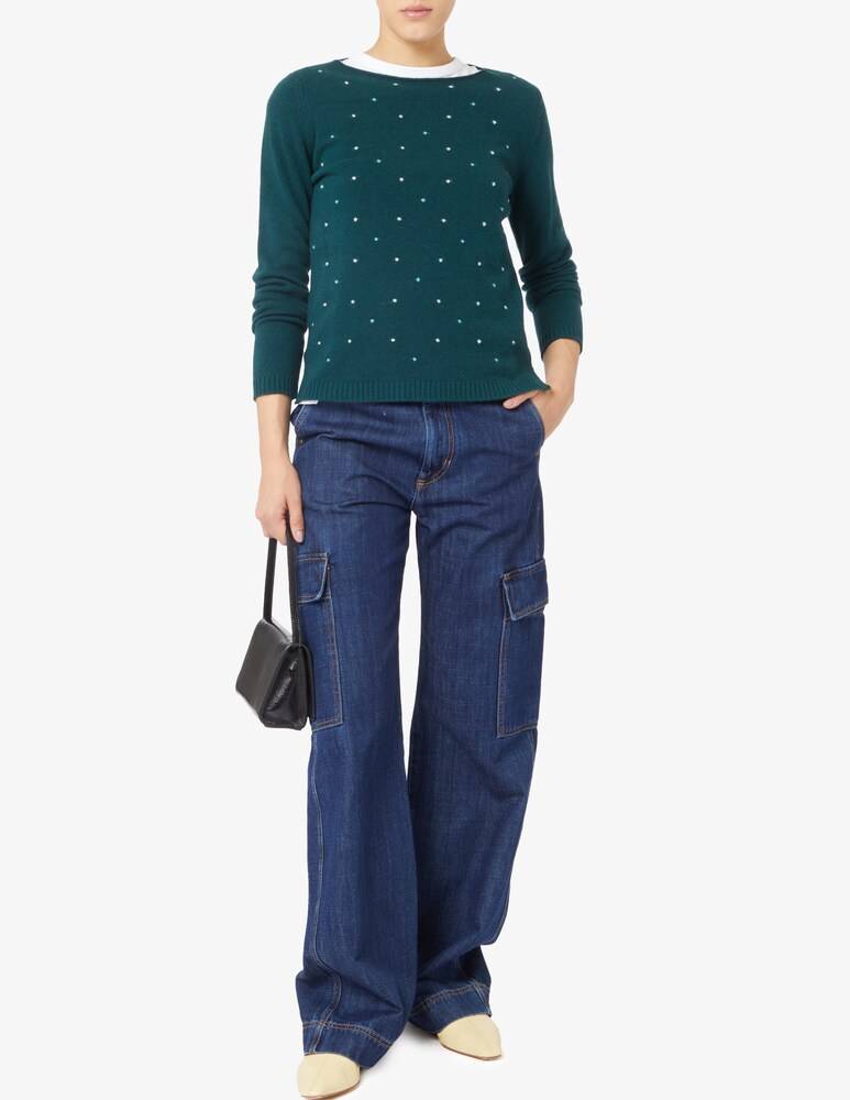 Elizabeth Ascot Maglione in misto lana Shopping Online