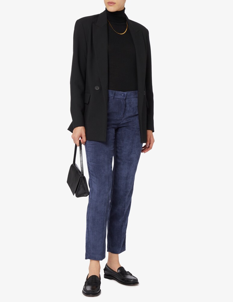 Elizabeth Ascot Pantalone in velluto Presa