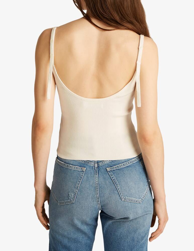 Calvin Klein Jeans Top in misto cotone In Linea