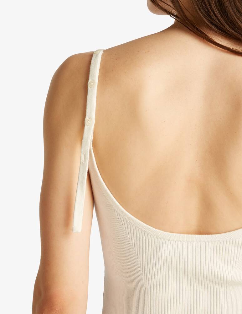 Calvin Klein Jeans Top in misto cotone In Linea