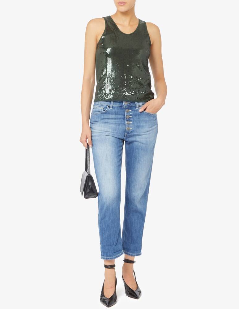 EMME Marella Veneto top con paillettes Sottocosto