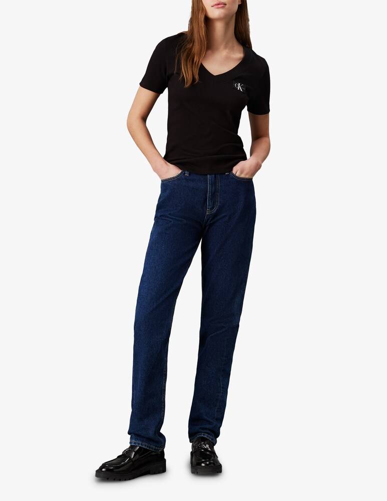 Calvin Klein Jeans T-shirt in misto cotone Spedizione Gratuita