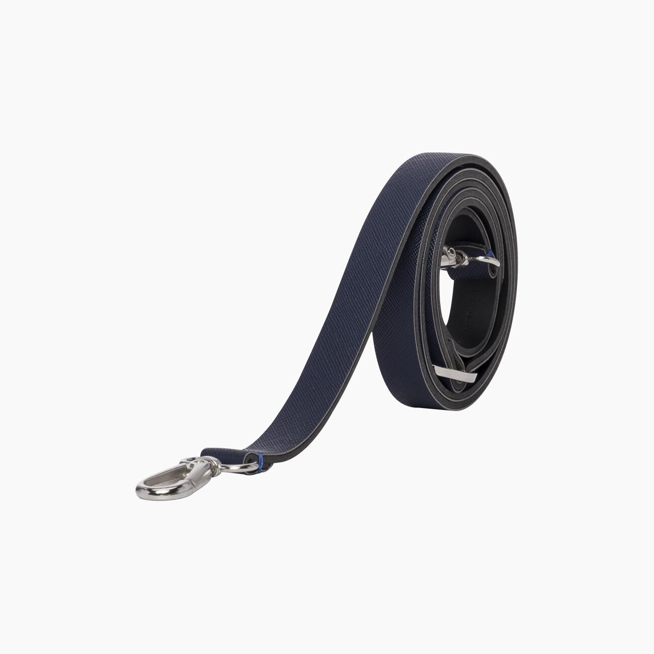 Tracolla extraslim tessuto sintetico blu navy Spedizione Gratuita