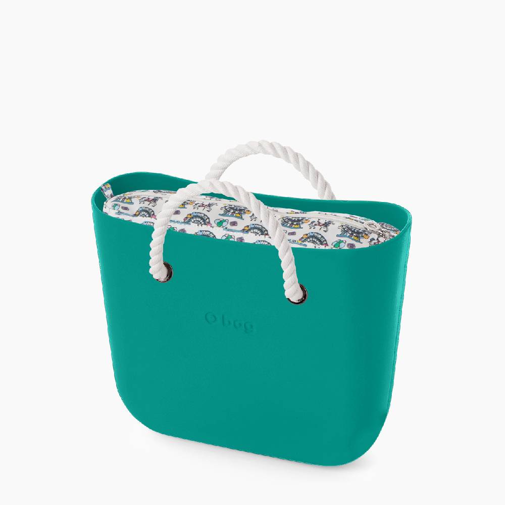 O bag mini blue grass luna park Saldi Di Fabbrica