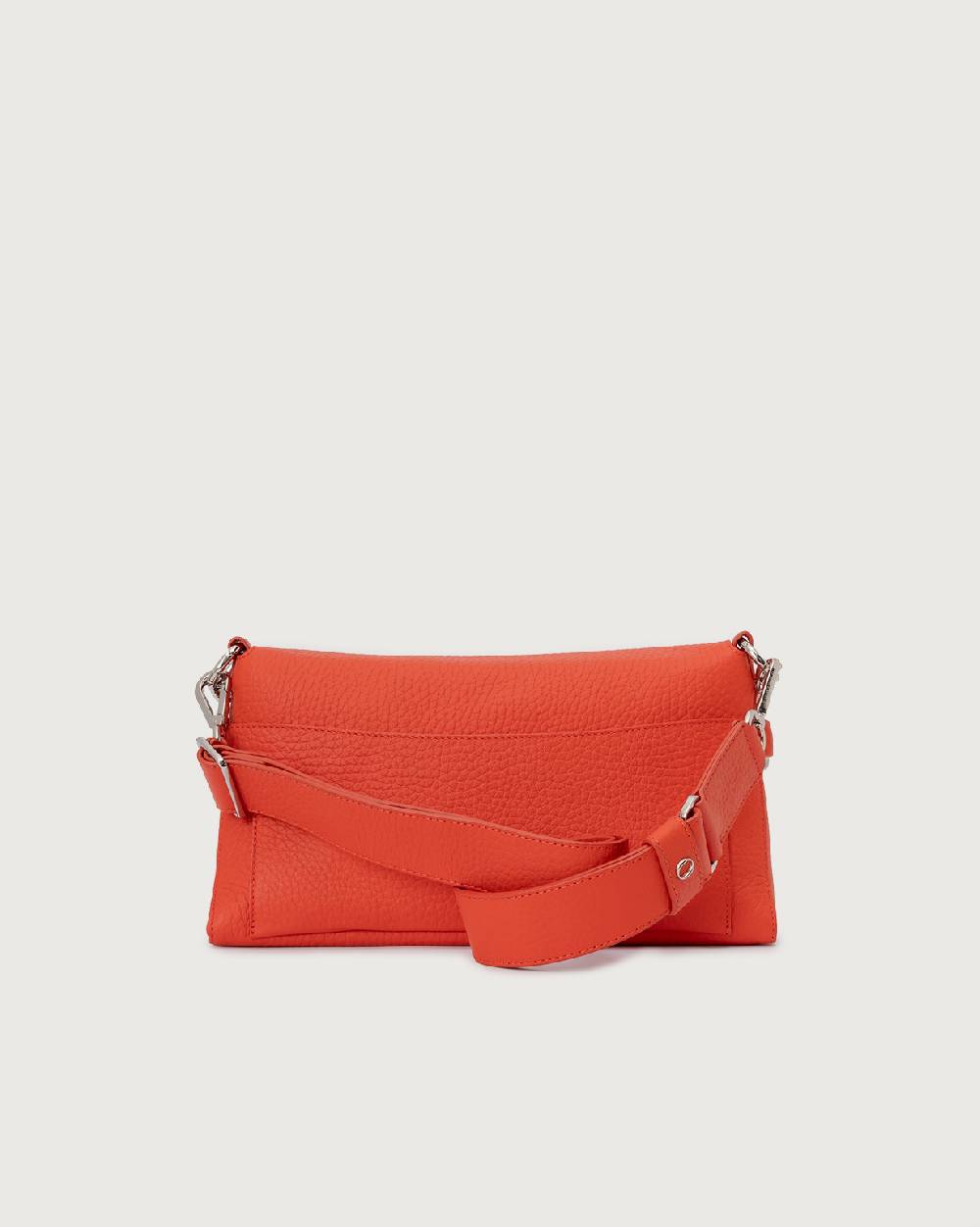 Orciani Borsa a spalla Missy Longuette Soft in pelle con catena e tracolla Vendita