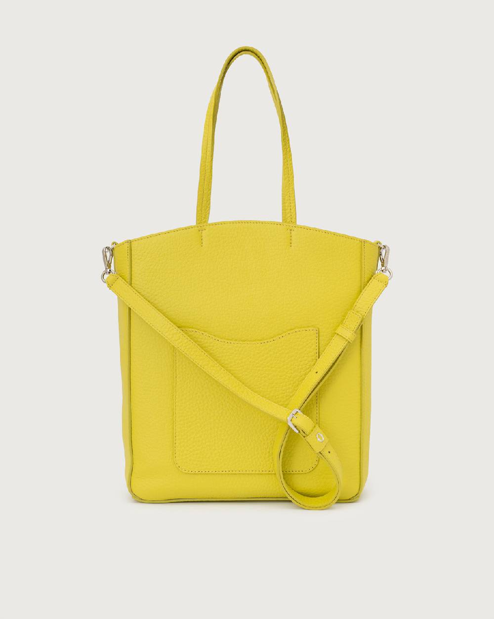 Orciani Shopper media Ladylike M Soft in pelle Sottocosto