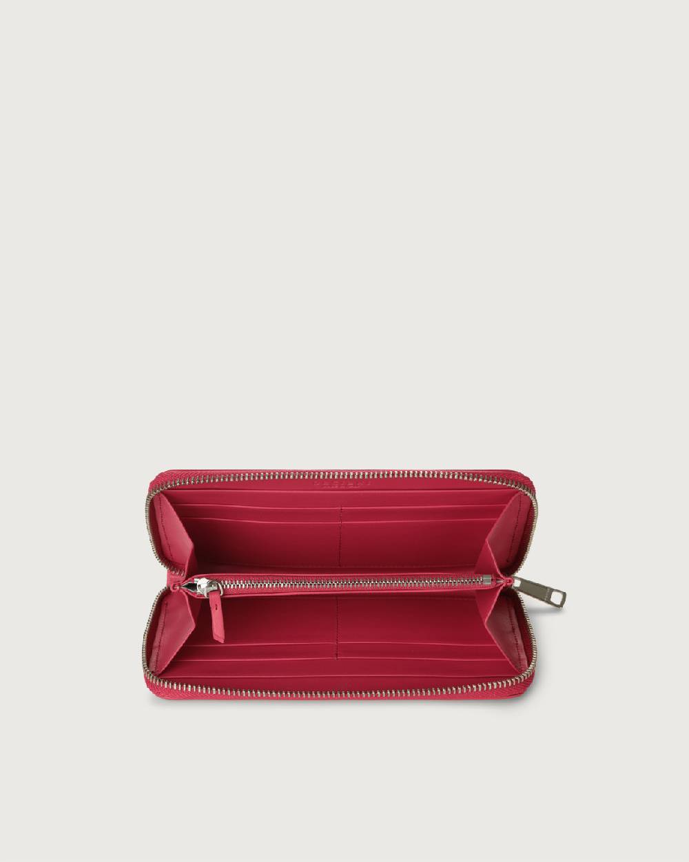 Orciani Portafoglio grande Liberty in pelle con zip Nuovo