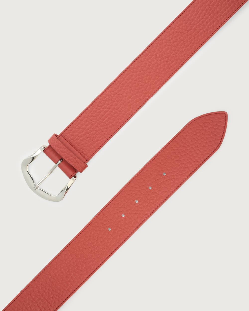 Orciani Cintura Soft in pelle 5 cm Sconto