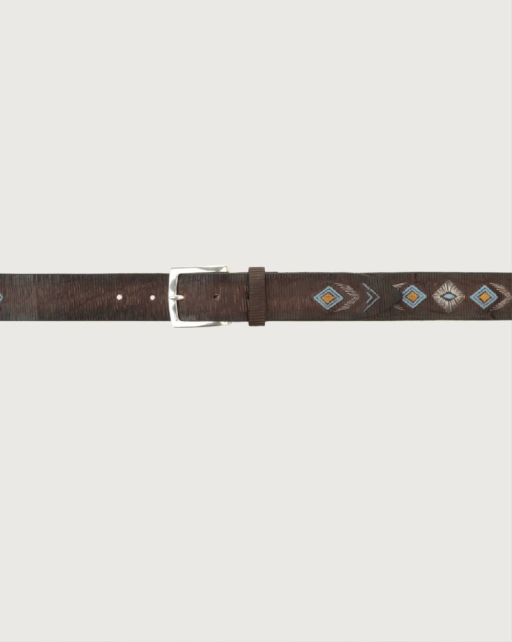 Orciani Cintura Blade Lakota in cuoio Saldi Di Fabbrica