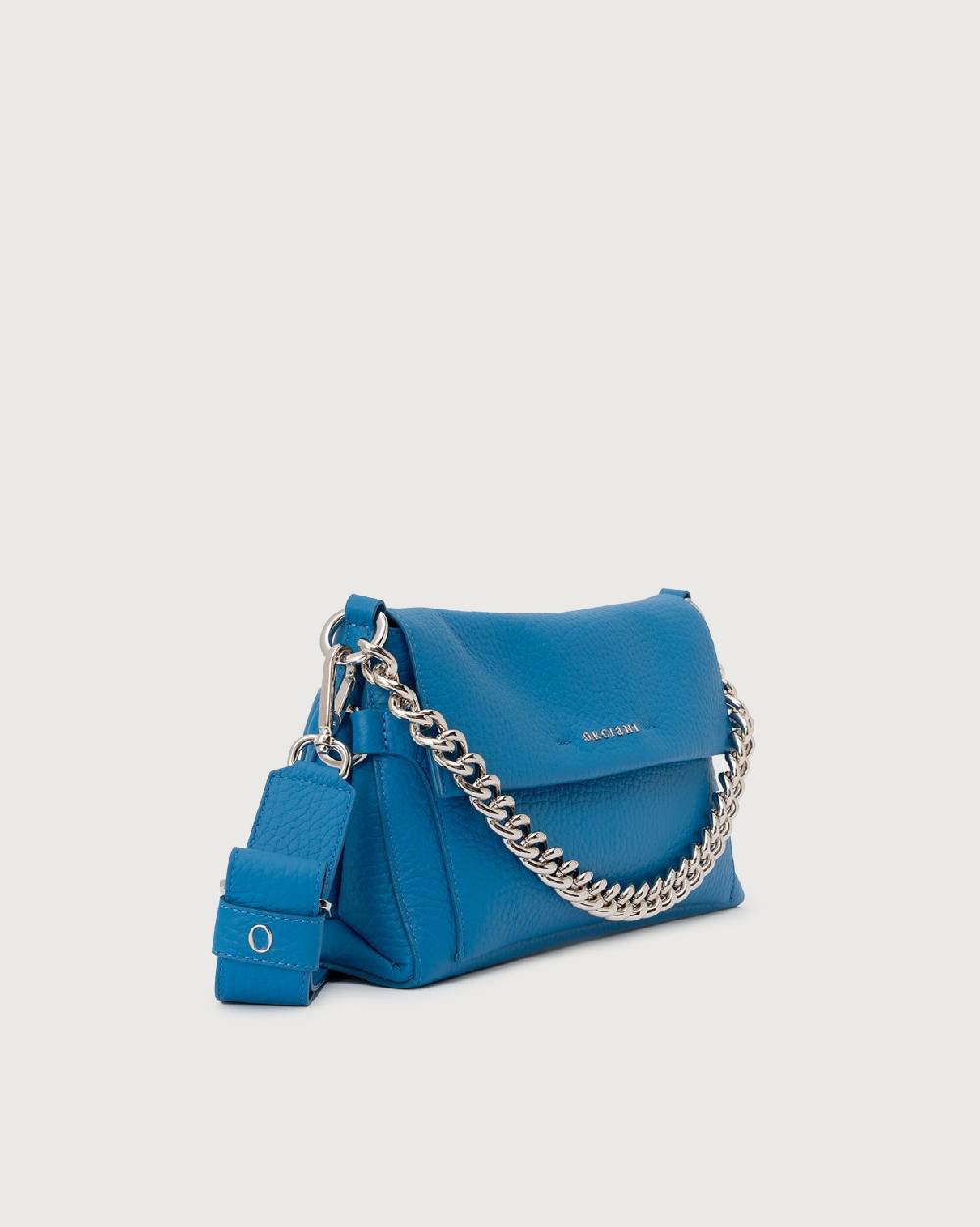 Orciani Borsa a spalla Missy Longuette Soft in pelle con catena e tracolla Acquista Ora