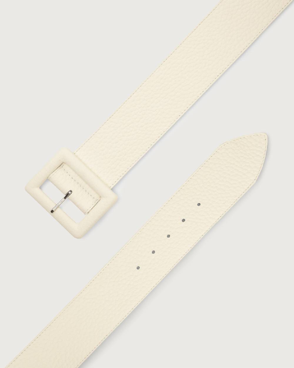 Orciani Cintura alta Soft in pelle con fibbia rivestita Presa
