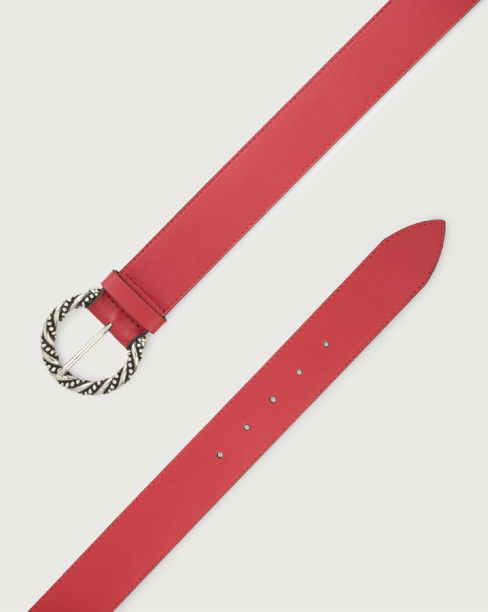 Orciani Cintura Couture in pelle 4 cm Italy