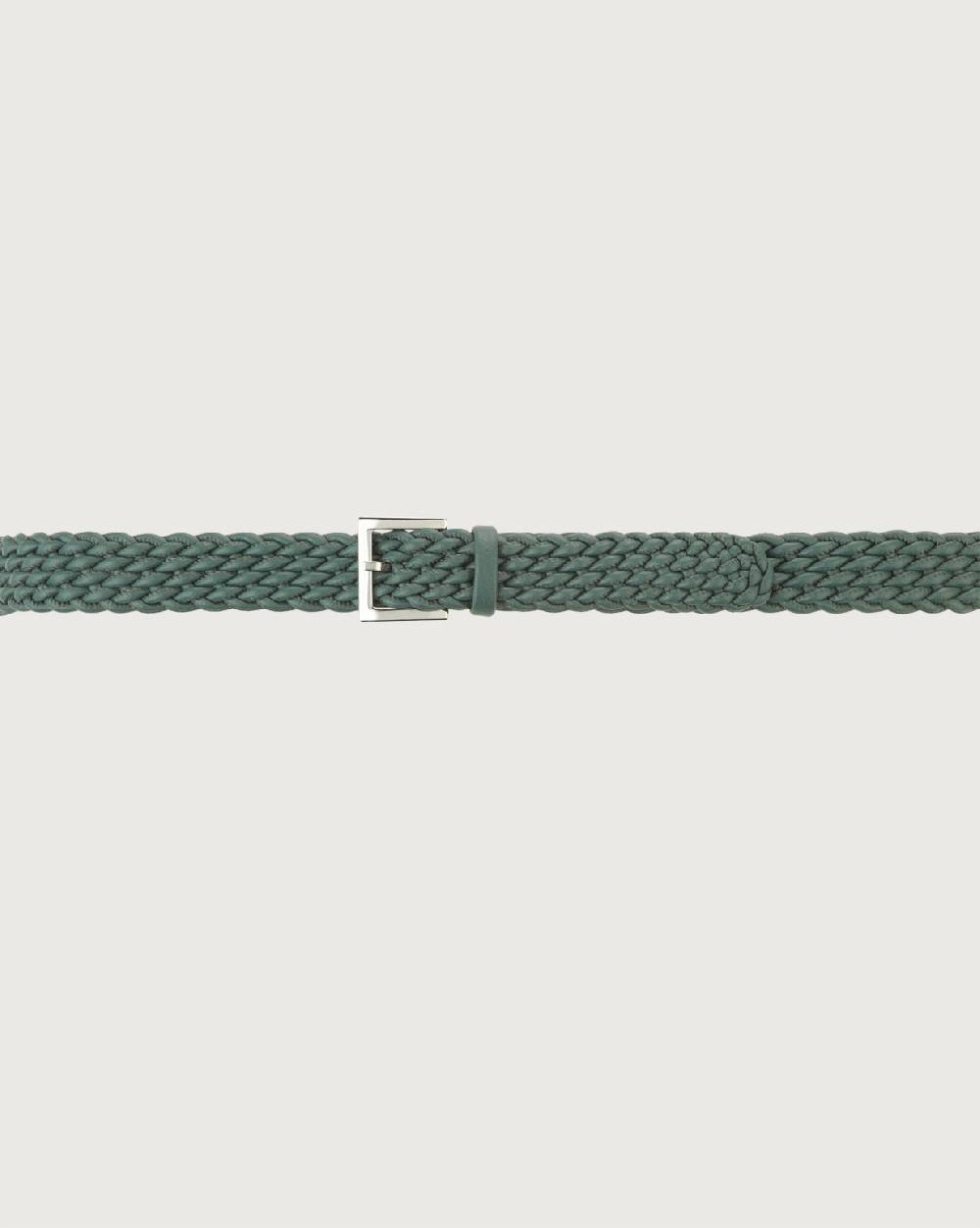 Orciani Cintura intrecciata Micron in pelle Presa