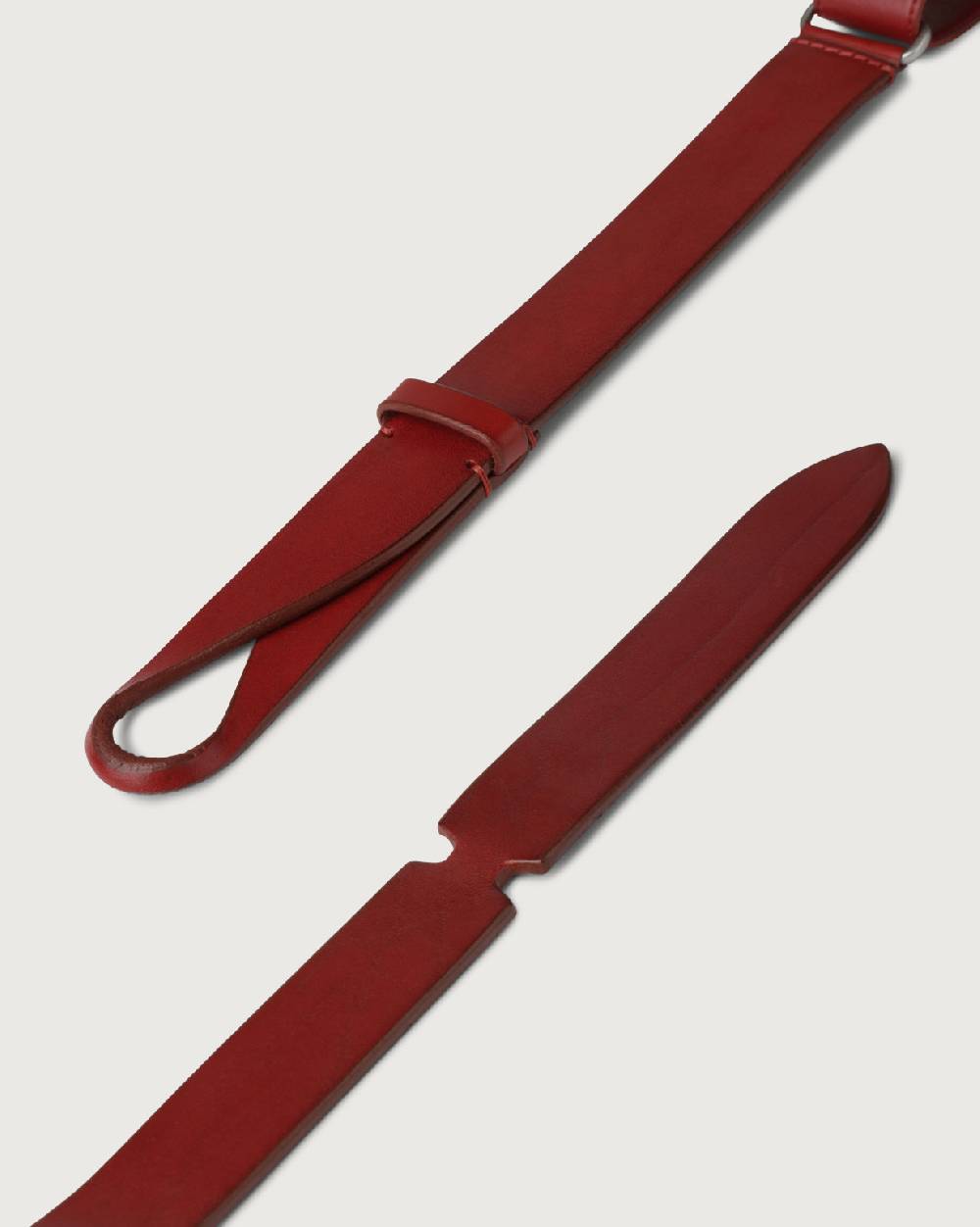 Orciani Cintura Nobuckle Bull in cuoio Vendite Flash