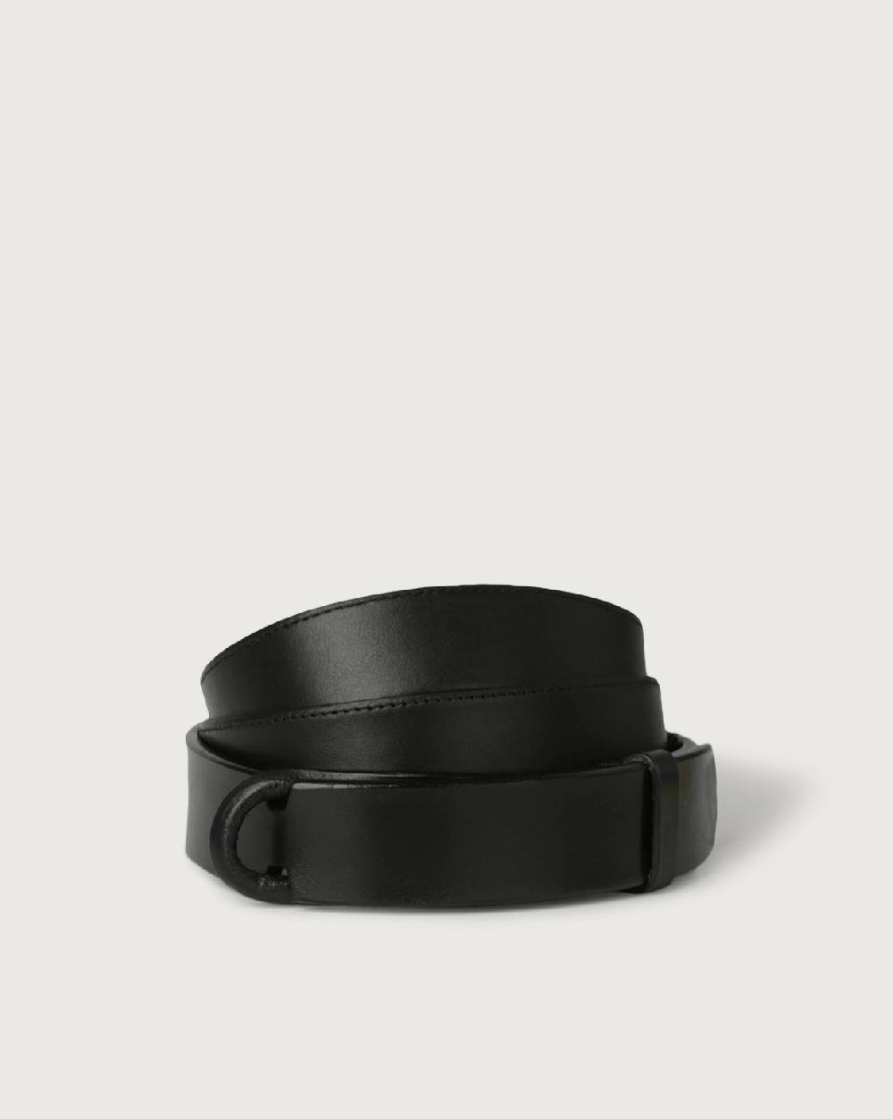 Orciani Cintura Nobuckle Bull in cuoio In Saldo