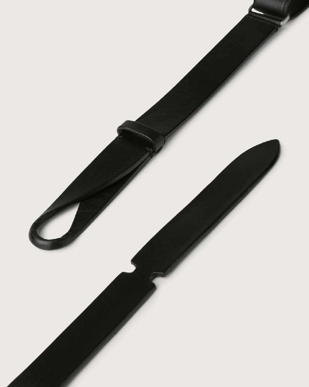 Orciani Cintura Nobuckle Bull in cuoio In Saldo