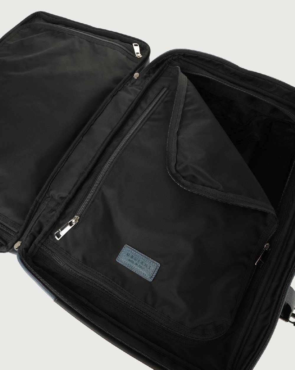 Orciani Trolley Micron due ruote in pelle Presa