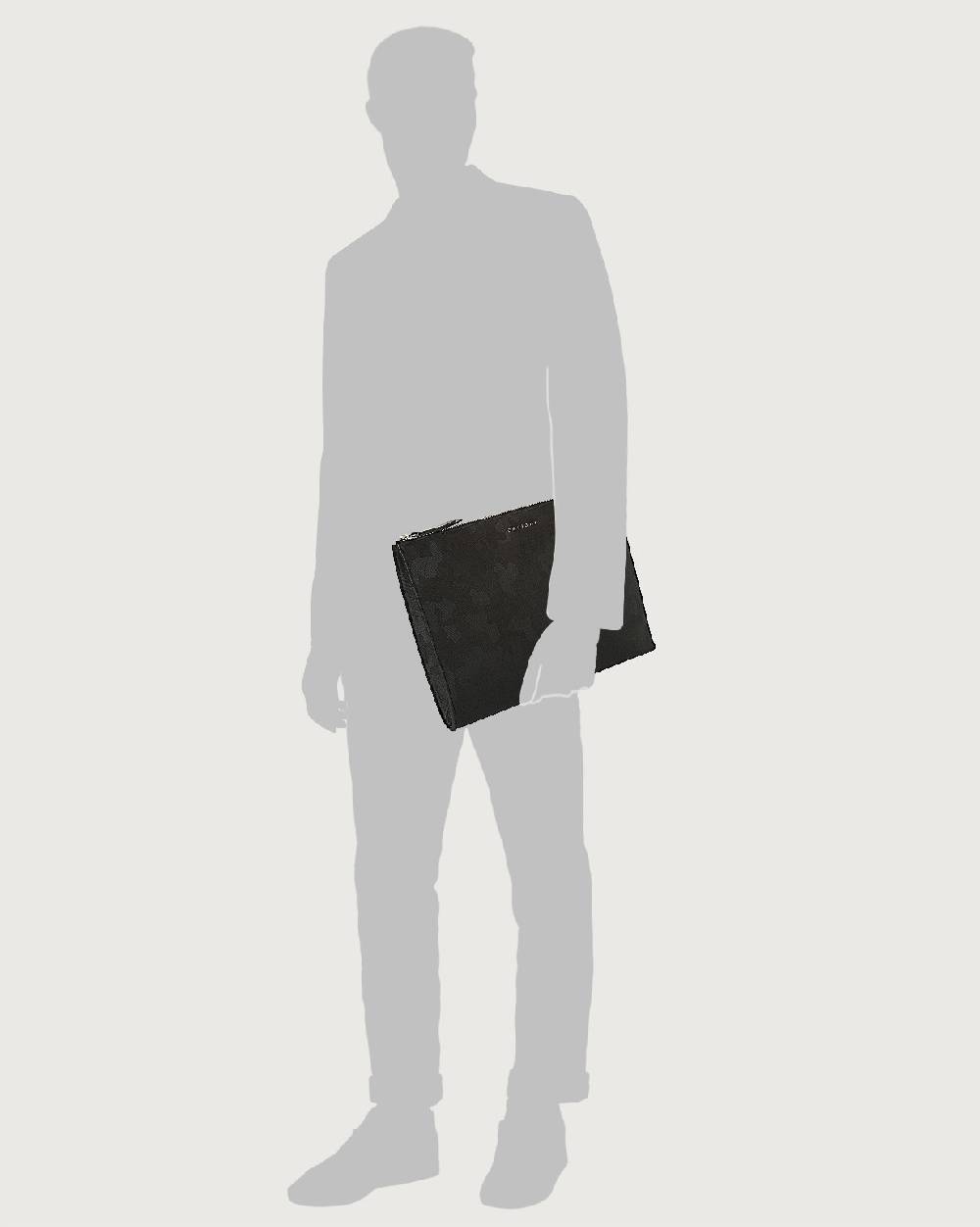 Orciani Pochette slim Skyline in pelle Saldi