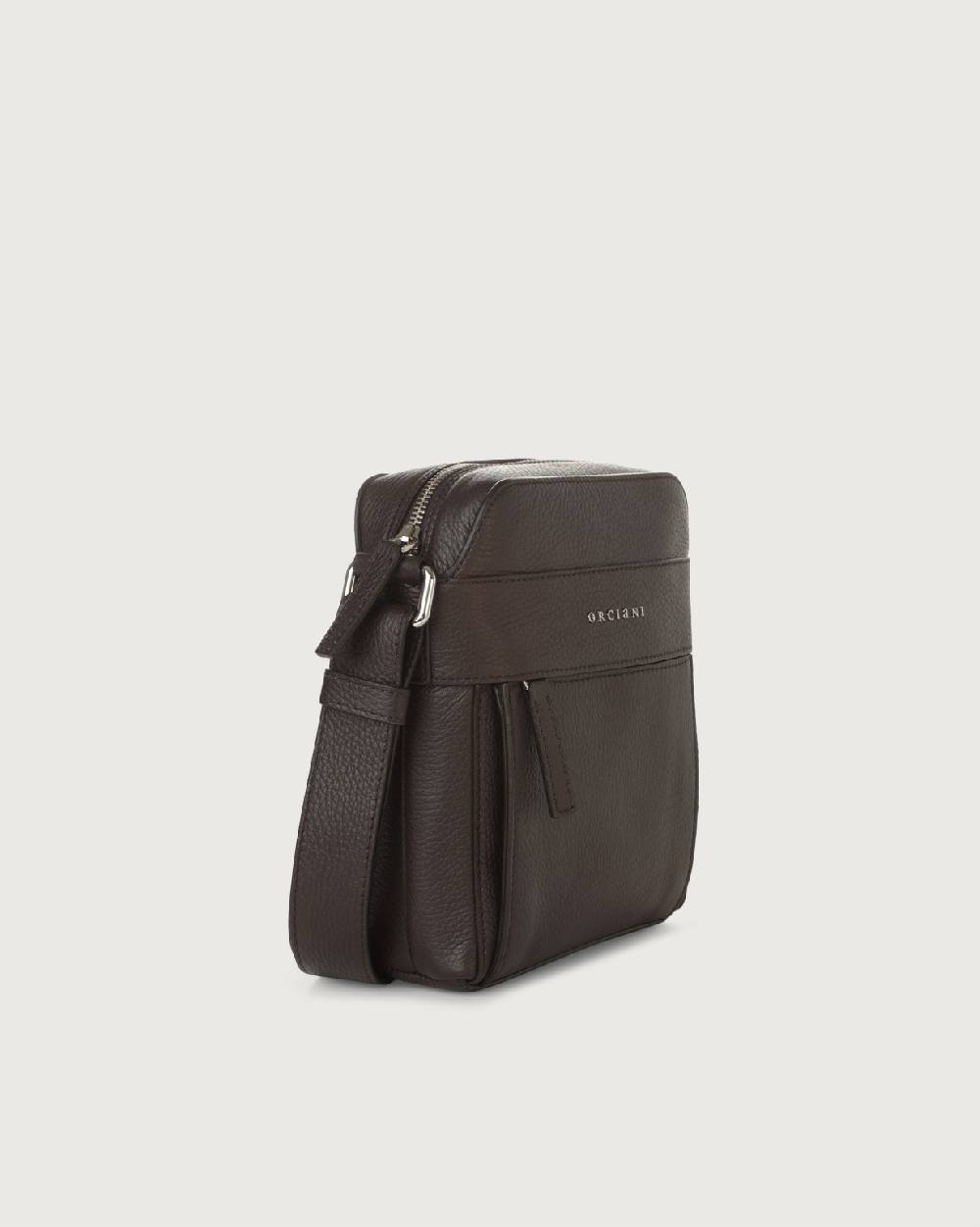 Orciani Borsa messenger piccola Micron in pelle Saldi Di Fabbrica