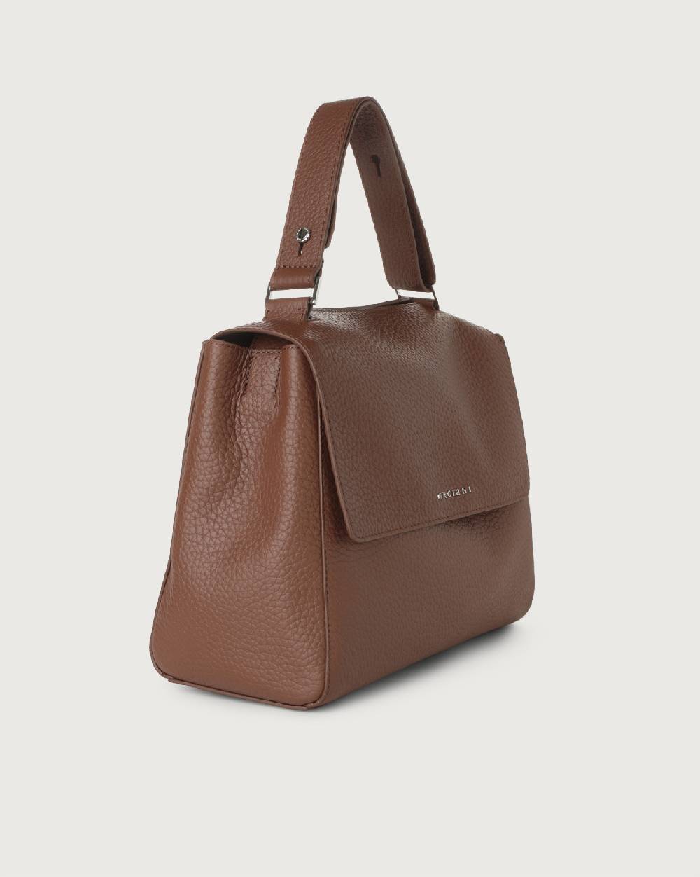 Orciani Borsa Sveva Soft Media a spalla in pelle con tracolla Online