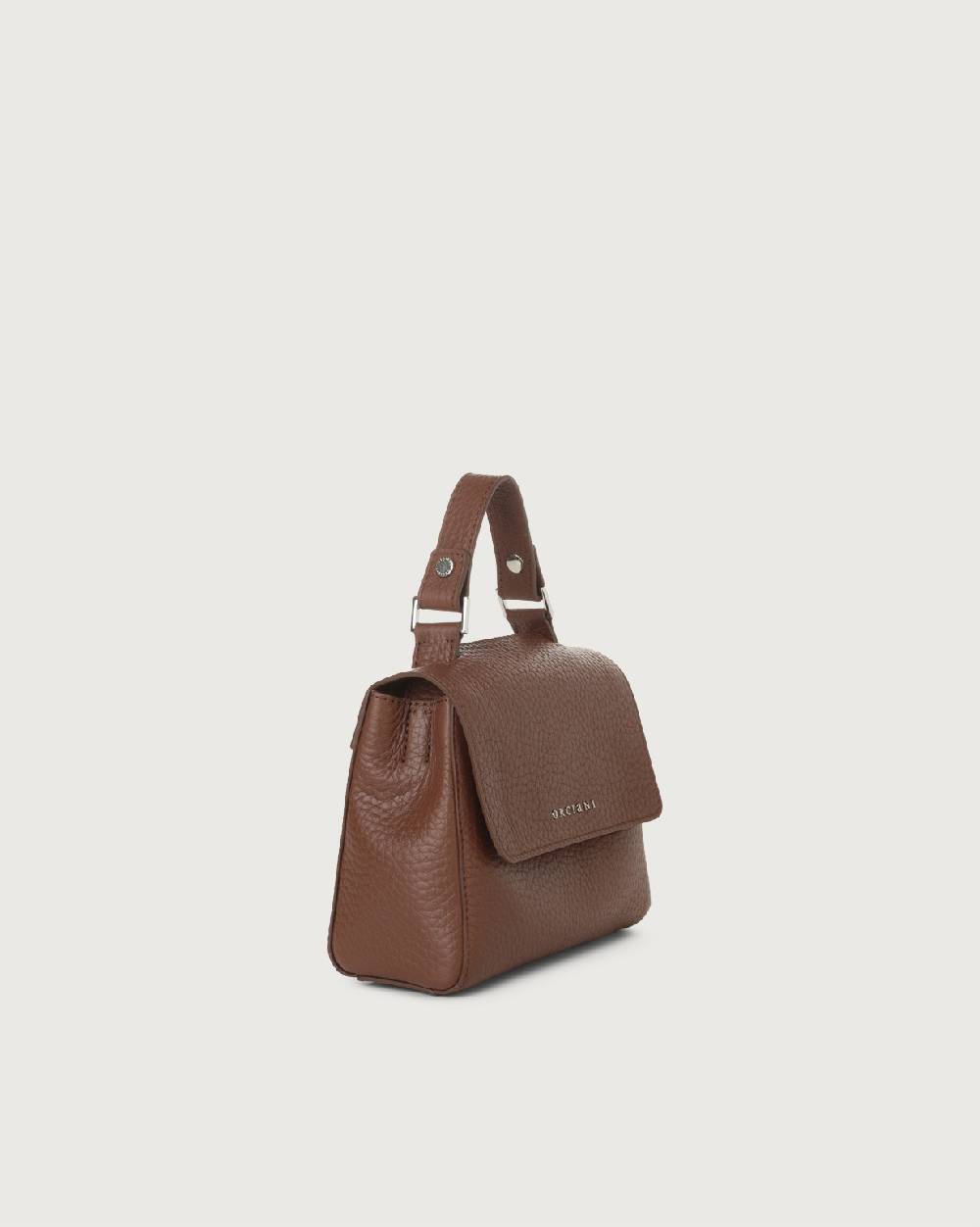 Orciani Borsa Sveva Soft Mini a mano in pelle con tracolla In Vendita