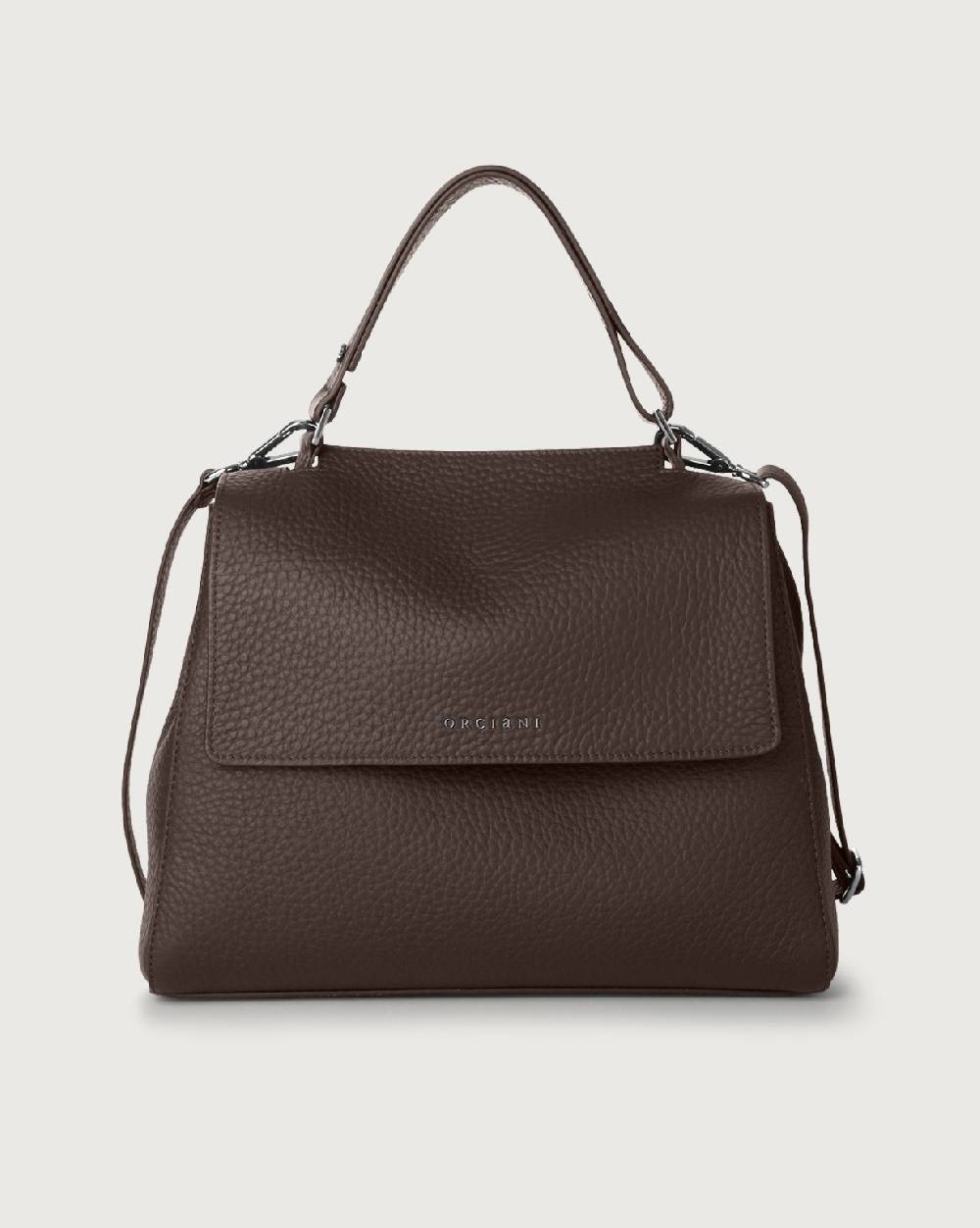 Orciani Borsa Sveva Soft Media a spalla in pelle con tracolla Offerta Pasqua