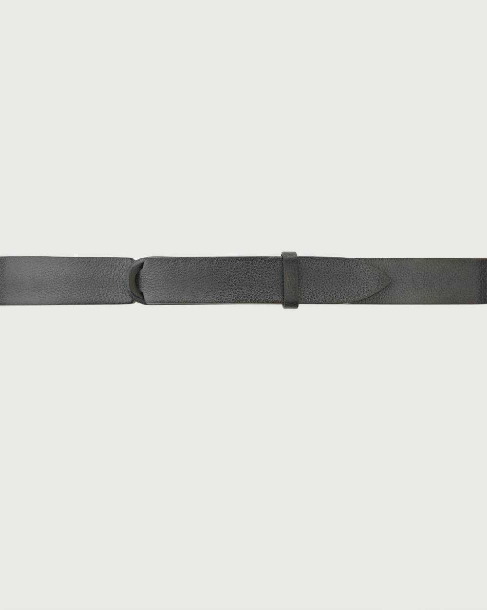 Orciani Cintura Nobuckle Chevrette in pelle In Linea