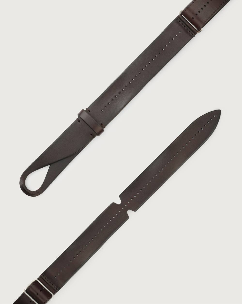 Orciani Cintura Nobuckle Bull Soft in cuoio Sottocosto