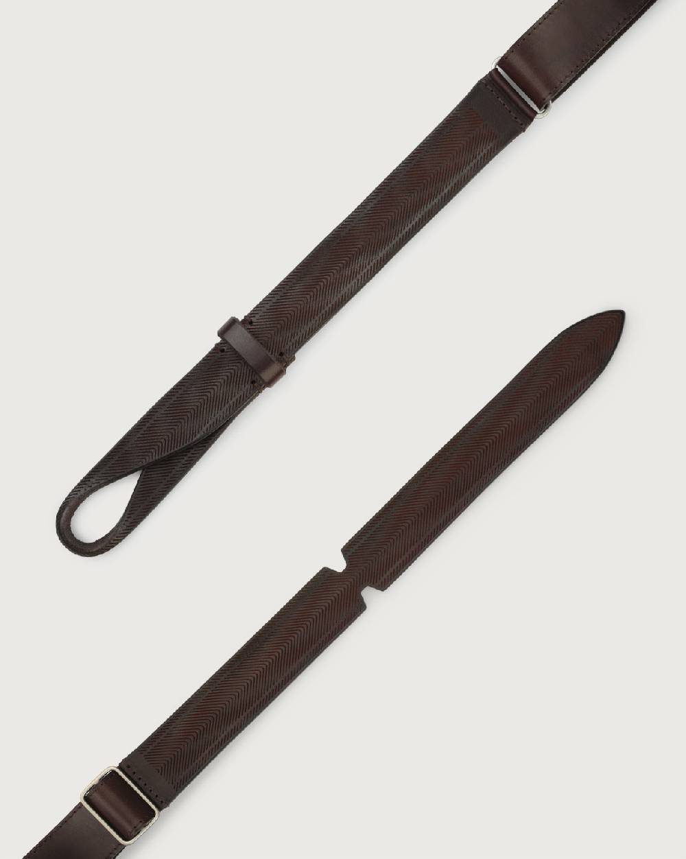 Orciani Cintura Nobuckle Bull Soft in suede Convenienza