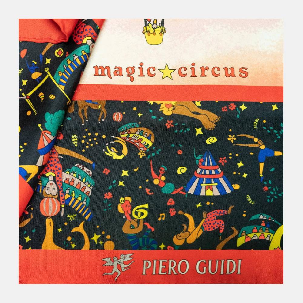 Piero Guidi PIERO GUIDI SILK SCARF "Le Mongolfiere"/ FOULARD IN SETA "Le Mongolfiere"" Hotsell