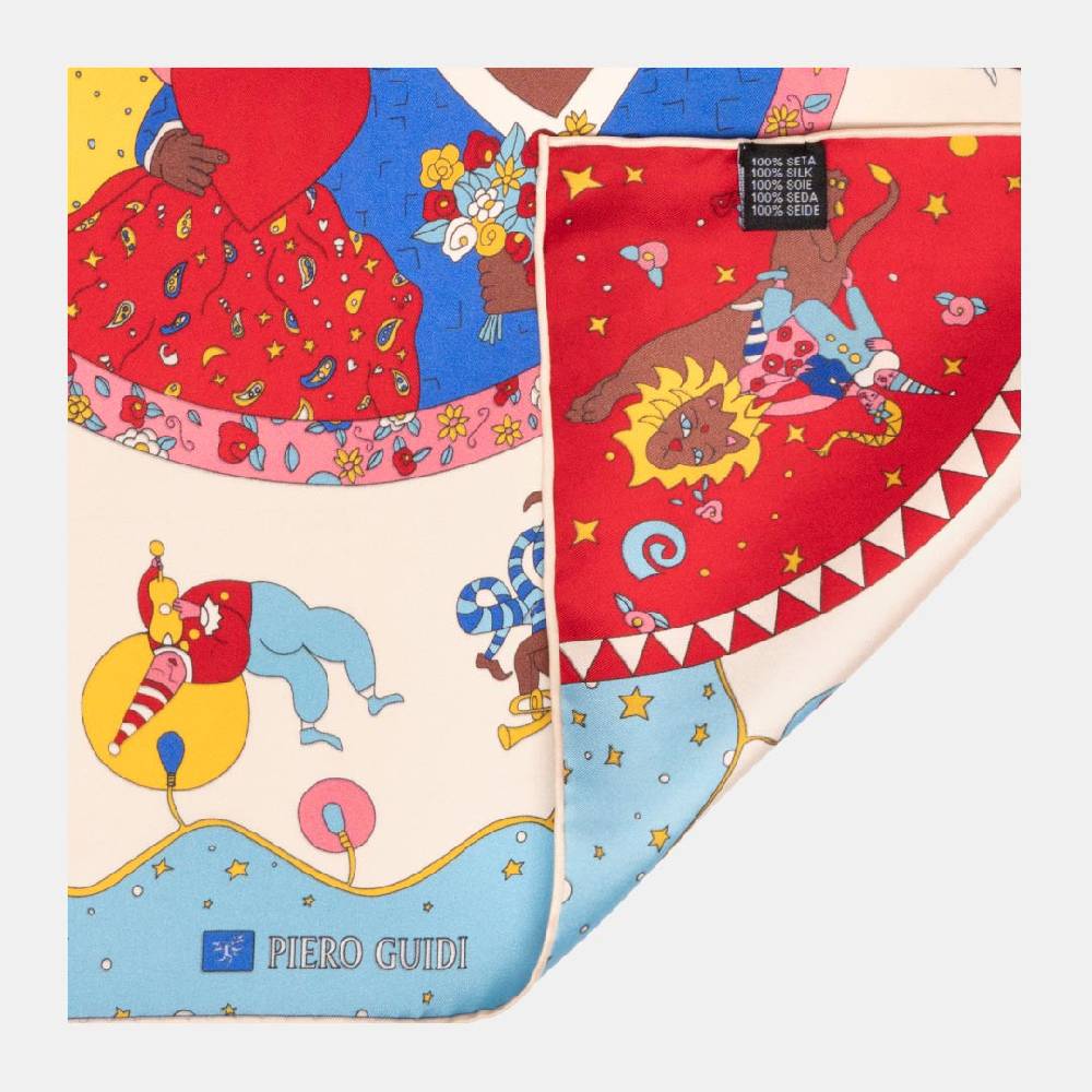Piero Guidi PIERO GUIDI SILK SCARF "Charlotte"/ FOULARD IN SETA "Charlotte" Vendita Calda