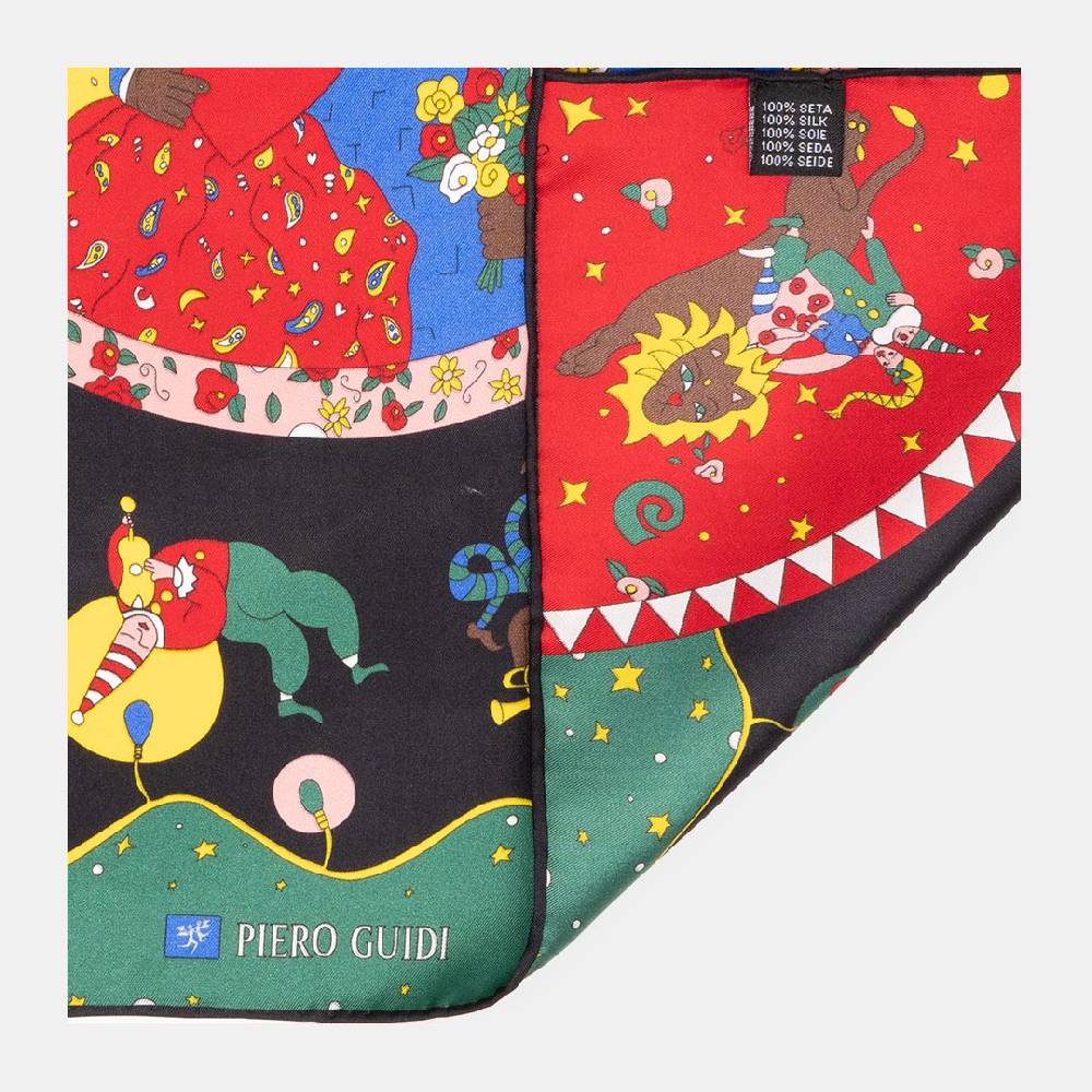 Piero Guidi PIERO GUIDI SILK SCARF "Charlotte"/ FOULARD IN SETA "Charlotte" Vendita Economica