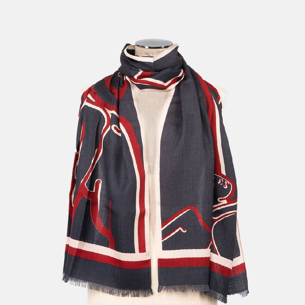 Piero Guidi PIERO GUIDI WOOL & SILK SCARF "I have an Angel"/ FOULARD IN LANA E SETA"I have an Angel" Negozio