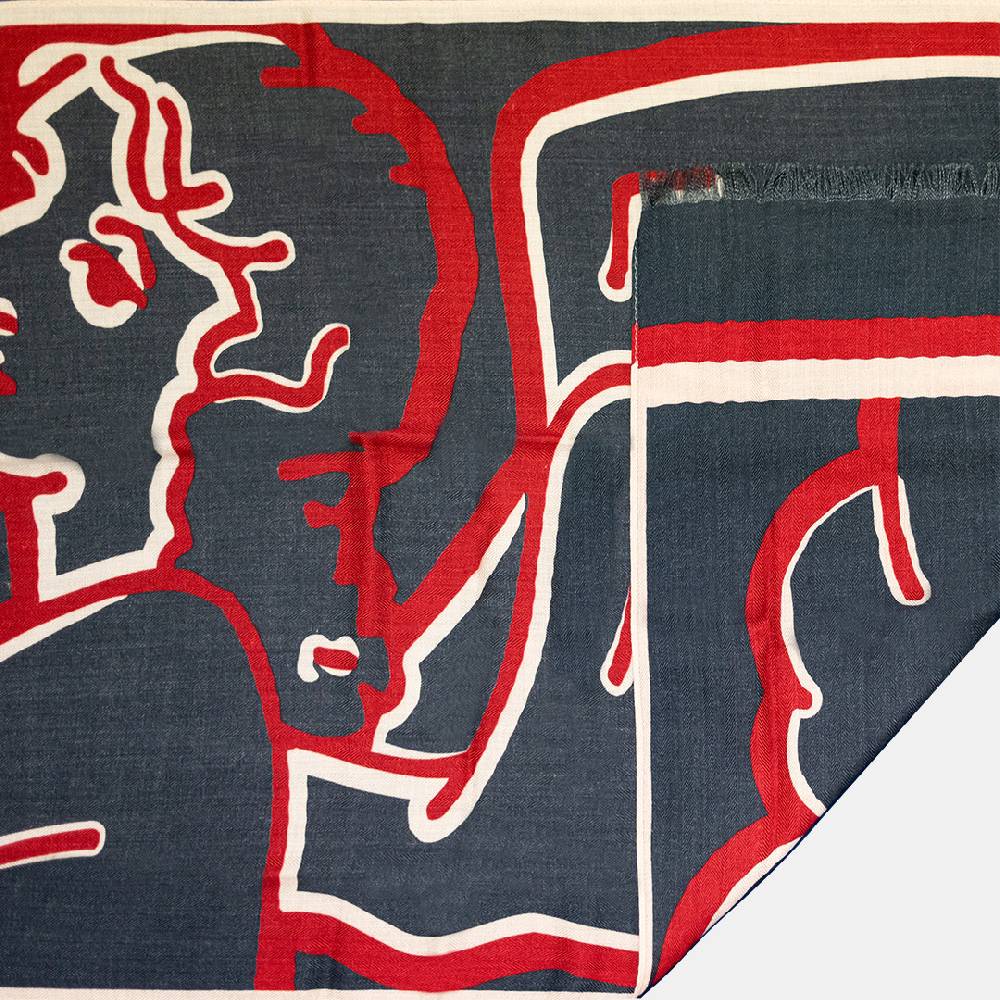 Piero Guidi PIERO GUIDI WOOL & SILK SCARF "I have an Angel"/ FOULARD IN LANA E SETA"I have an Angel" Negozio