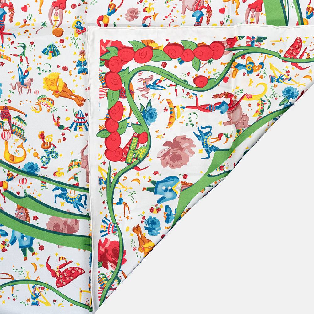 Piero Guidi PIERO GUIDI SILK SCARF "Flower"/ FOULARD IN SETA "Flower" In Saldo