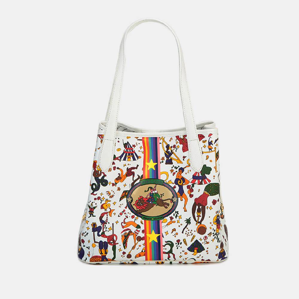 Piero Guidi PIERO GUIDI TOTE BAG/SHOPPING BAG "CIRCUS STAR" Sottocosto