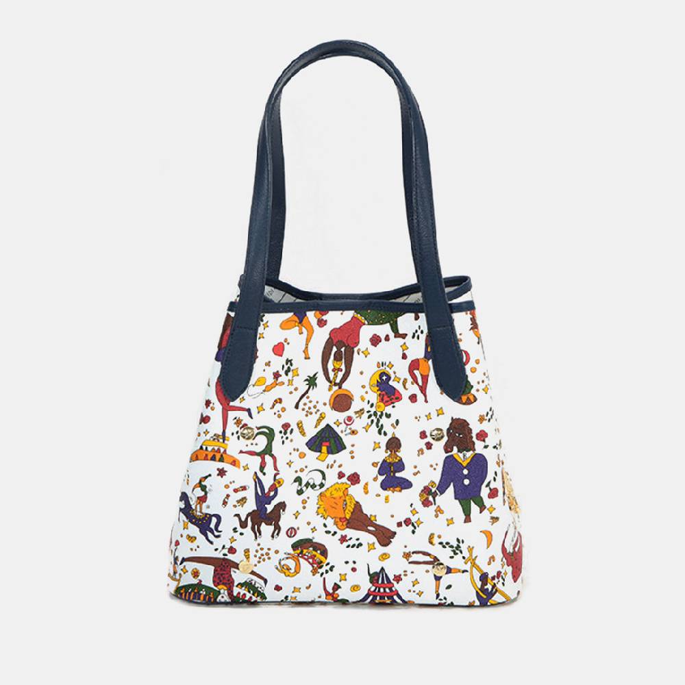 Piero Guidi PIERO GUIDI TOTE BAG/SHOPPING BAG "CIRCUS STAR" Convenienza