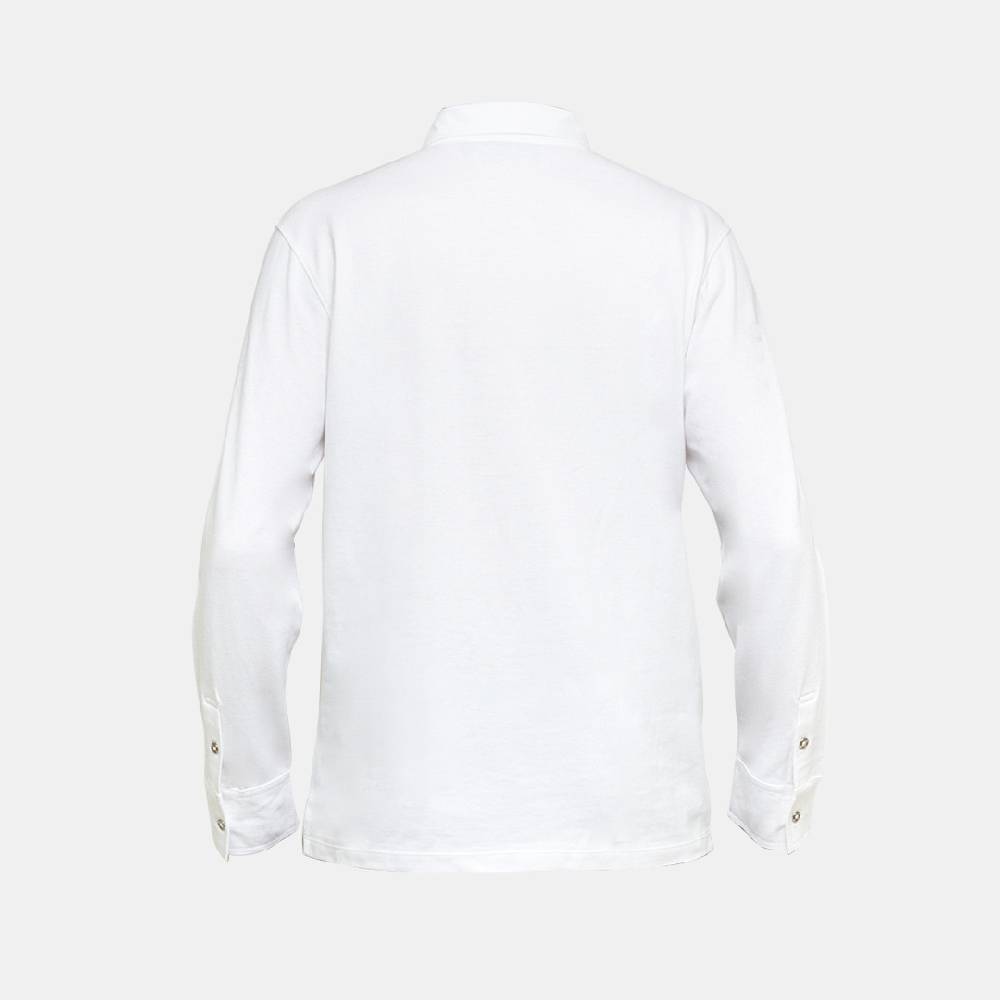 Piero Guidi LineaBold "Metal Botton" Polo Shirt Long Sleeve / Polo manica lunga Consegna Veloce